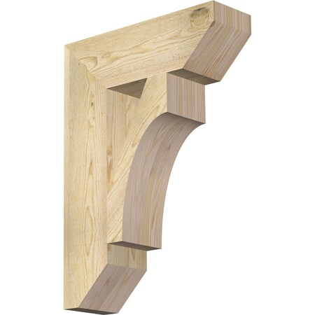 Ekena Millwork Westlake Slat Rough Sawn Bracket, Douglas Fir, 6"W x 20"D x 28"H BKT06X20X28WTL06RDF